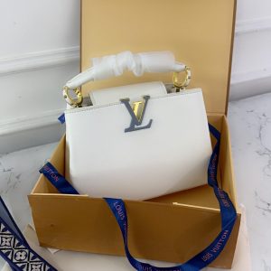 LOUIS VUITTONN CAPPUCCINO LEATHER BAG