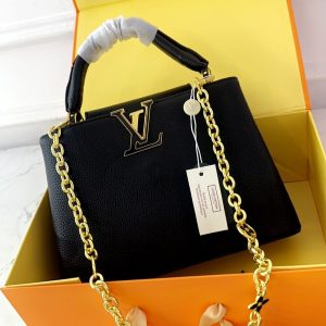LOUISS VUITTON BB CAPUCINES SMALL HANDBAG
