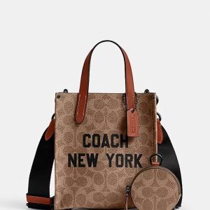Coachh Relay Tote Bag 17 In Signature Canvas