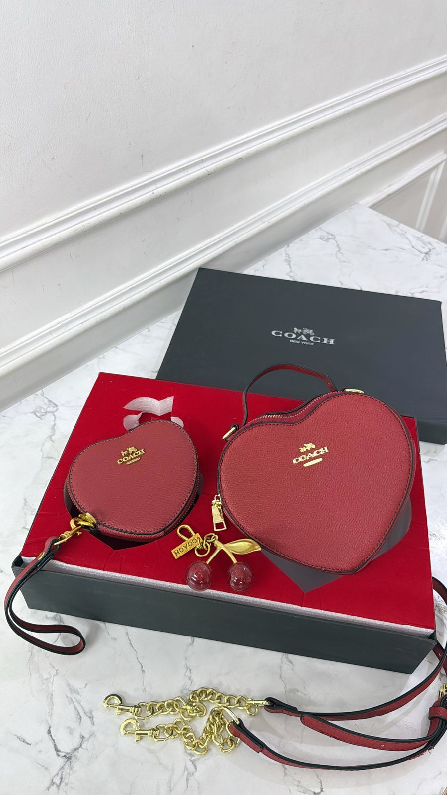 Coachh Heart ❤️ Combo Set In Stock - Image 4