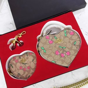 Coachh Heart ❤️ Combo Set In Stock