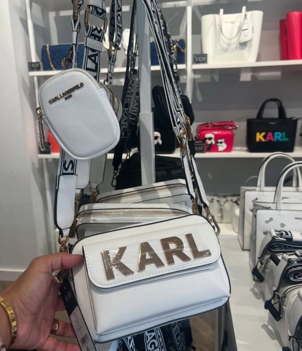 Karll Lagerfeld Maybelle Camera Crossbody Bag - Image 4