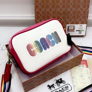 COACHH JAMIE CAMERA BAG WITH RAINBOW