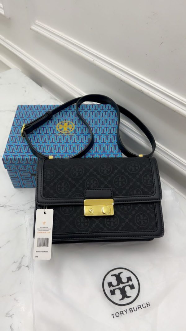 Latest Toryy Burch T Monogram Shoulder Bag - Image 3
