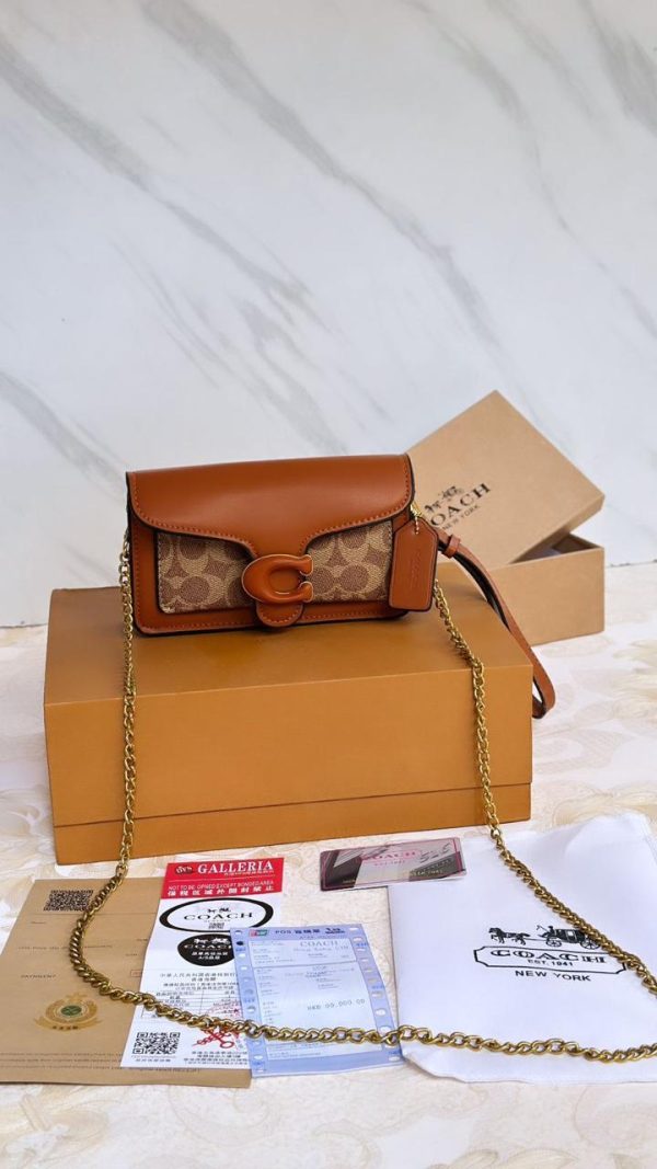 Latest Coachh Tabby Wristlet And Shoulder Bag - Image 9