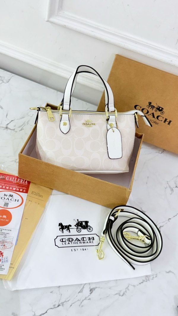 Latest Coachh Mini Gallery Crossbody In Signature Canvas - Image 2