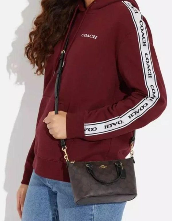 Latest Coachh Mini Gallery Crossbody In Signature Canvas