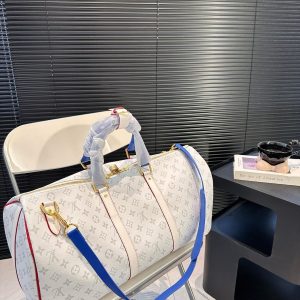 LOUISS VUITTONN X NBA  KEEPALL 55 BANDOULIERE DUFFLE BAG