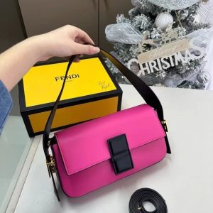 Fendii Baguette Twist Premium Shoulder Crossbody