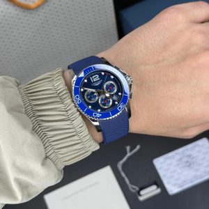 Longiness HydroConquest Chronograph Blue Dial