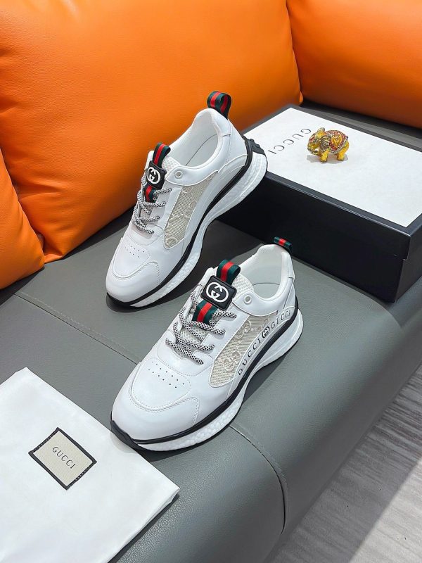 GUCCII INTERLOCKING G EMBROIDERED PREMIUM SHOES