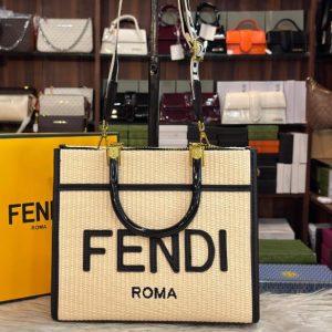 FENDII ROMA NYLON JUTE SERIES