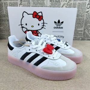 Adidass Samba X Hello Kitty White Pink