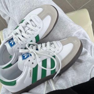 ADIDASS SAMBA WHITE GREEN