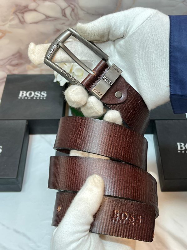 HUGOO BOSSS PREMIUM QUALITY IMPORTED LEATHER BELTS - Image 3