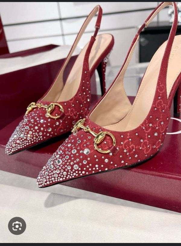 GUCCII LEATHER HEELS - Image 10