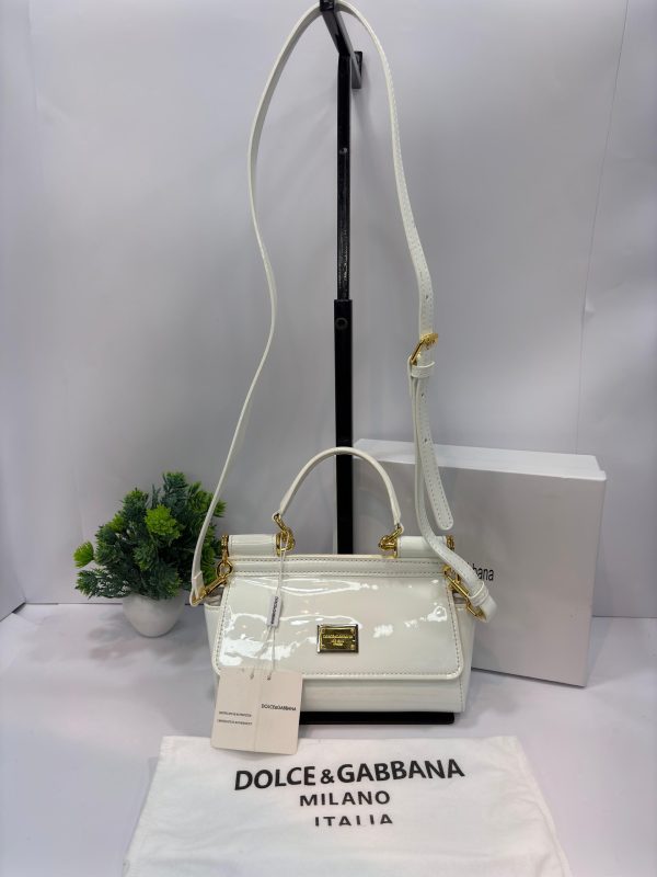 DOLCEE & GABBANAA DEVOTION TOP HANDLE BAG - Image 7