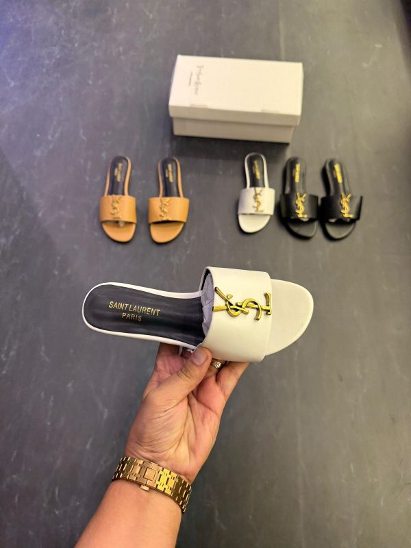 YSLL-SAINT LAURENT PARIS MULES - Image 5