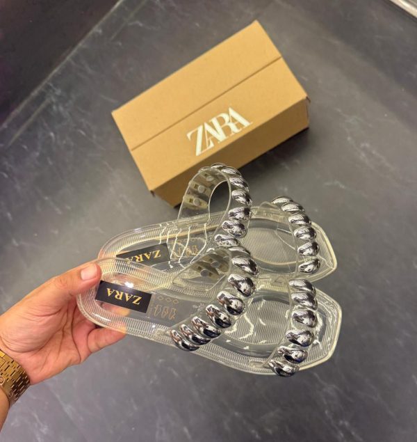 ZARAA-METALLIC GLASS TRANSPARENT FLATS - Image 2