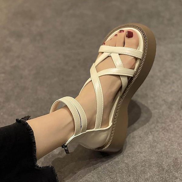 ZARA- STRAPPY PLATFORM SANDALS FOR GIRLS IN TWO AMAZING COLOURS - Image 3
