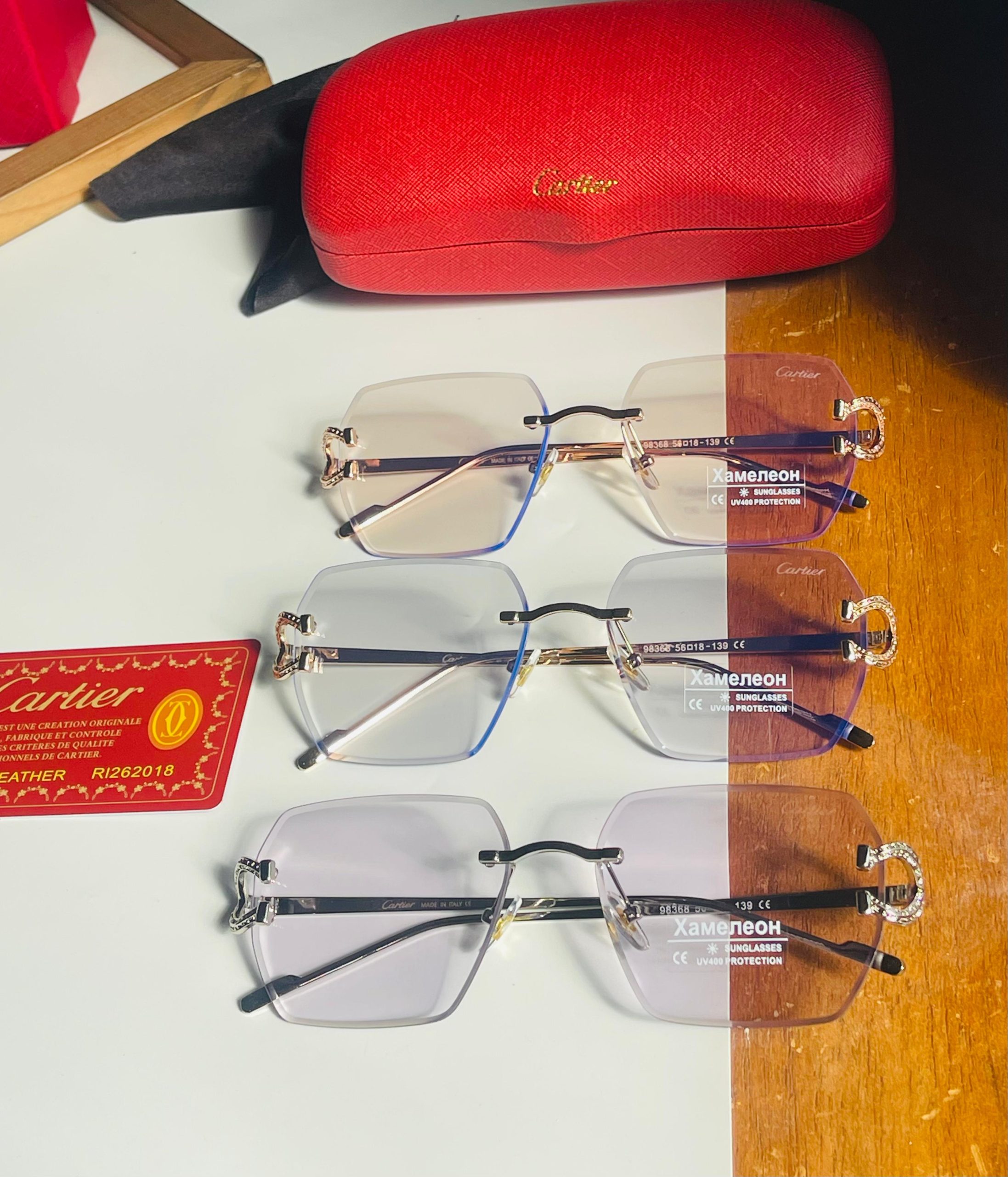 CARTIERR TRANSPARENT LENS - Image 11