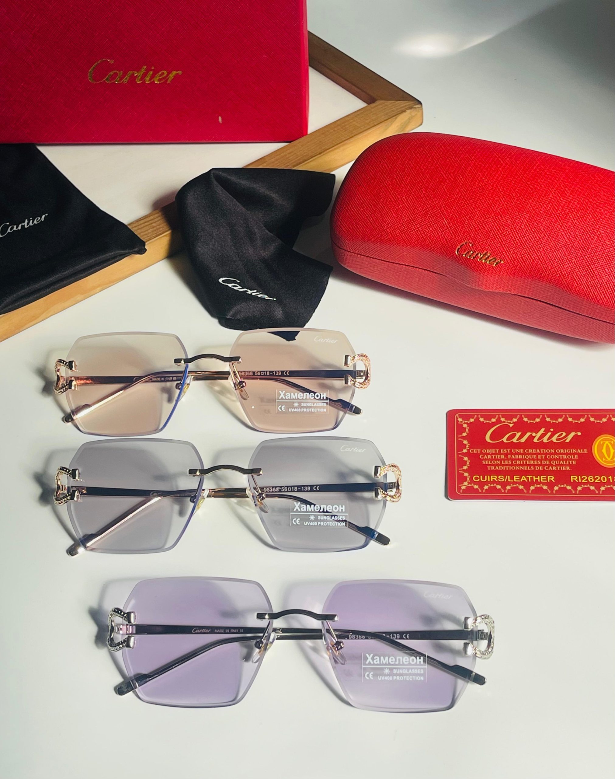 CARTIERR TRANSPARENT LENS - Image 3