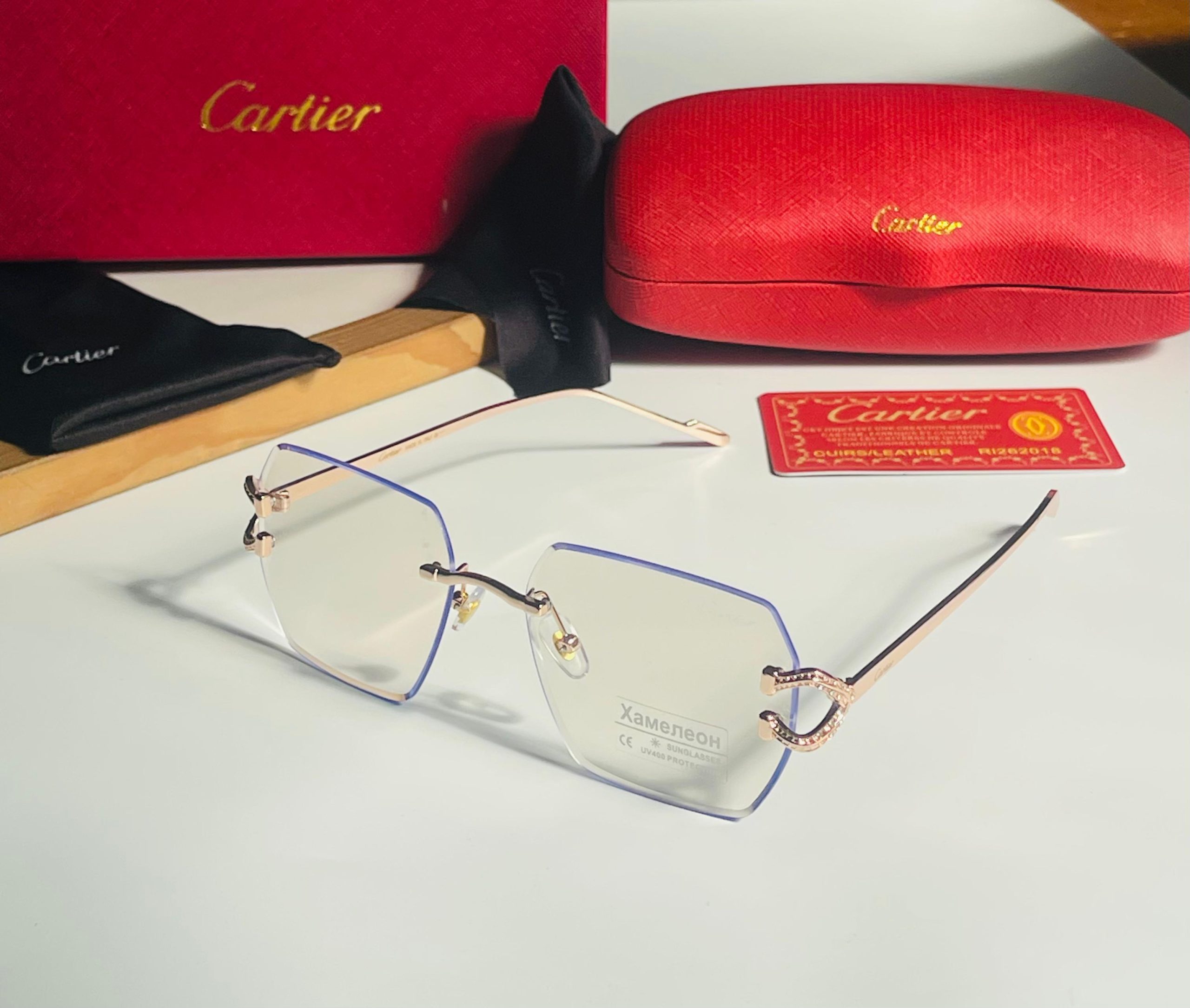 CARTIERR TRANSPARENT LENS - Image 4