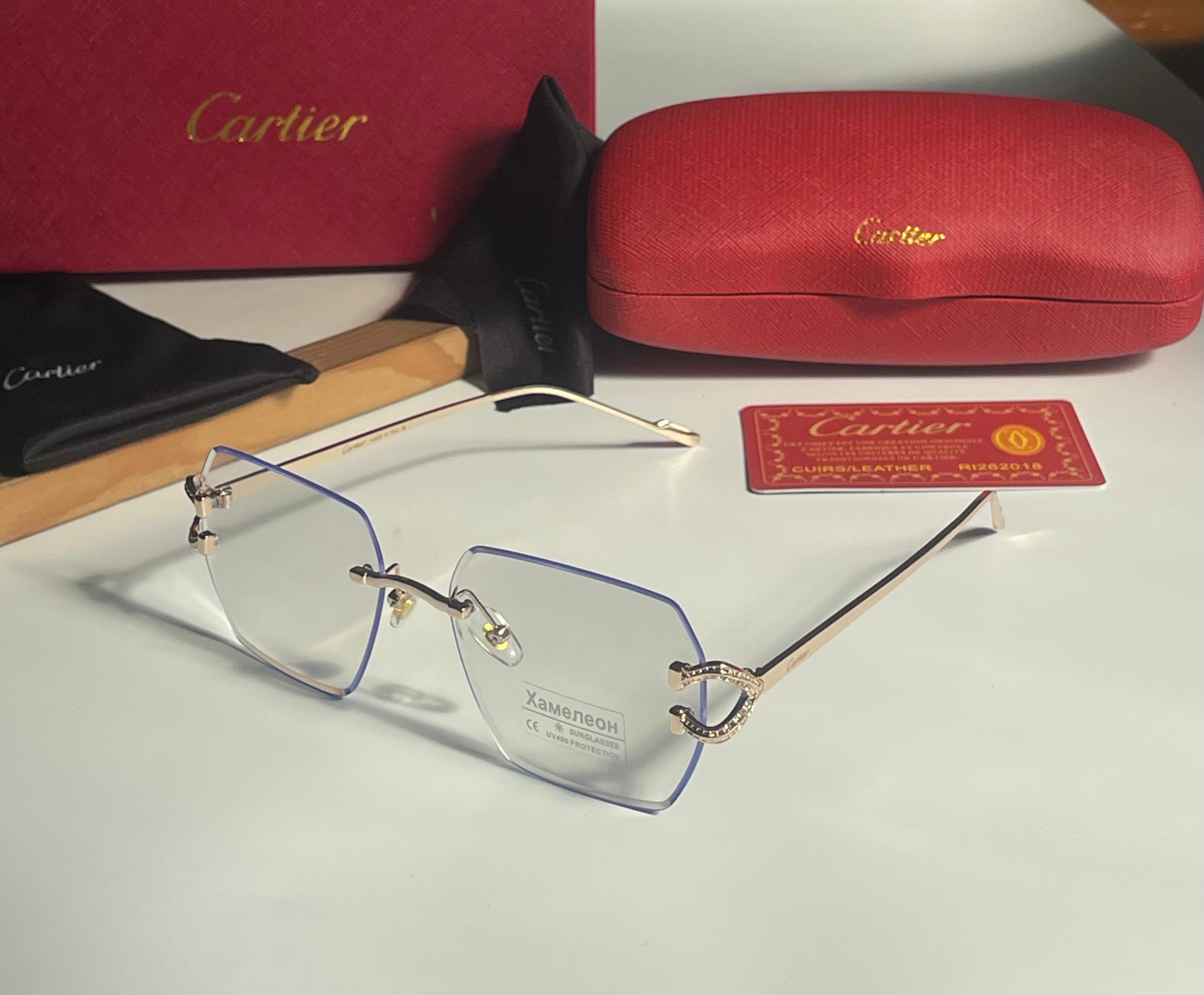CARTIERR TRANSPARENT LENS - Image 7