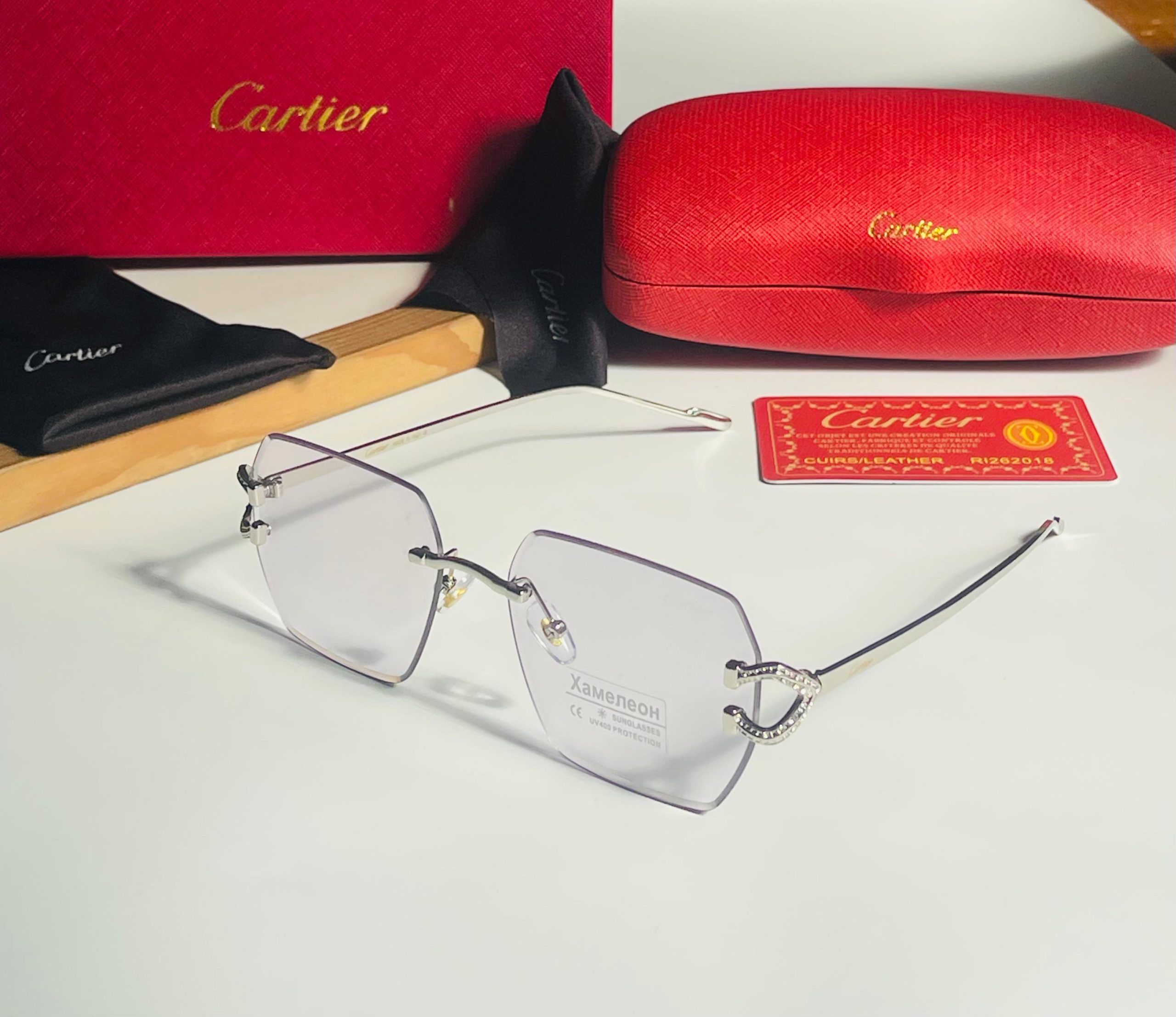 CARTIERR TRANSPARENT LENS - Image 9