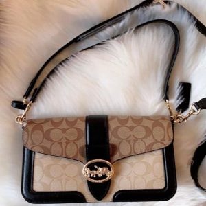 Coachh Georgie Signature Shoulder Bag