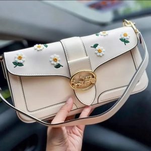 Coachh Georgie Signature Shoulder Bag