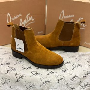 CHRISTIANN LOUBOUTINN  SUEDE BOOTS