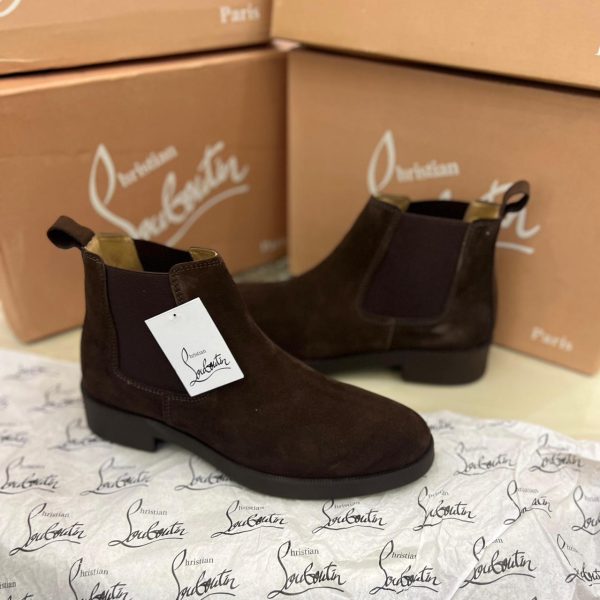 CHRISTIANN LOUBOUTINN  SUEDE BOOTS - Image 8