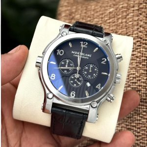 Montblancc leather watch