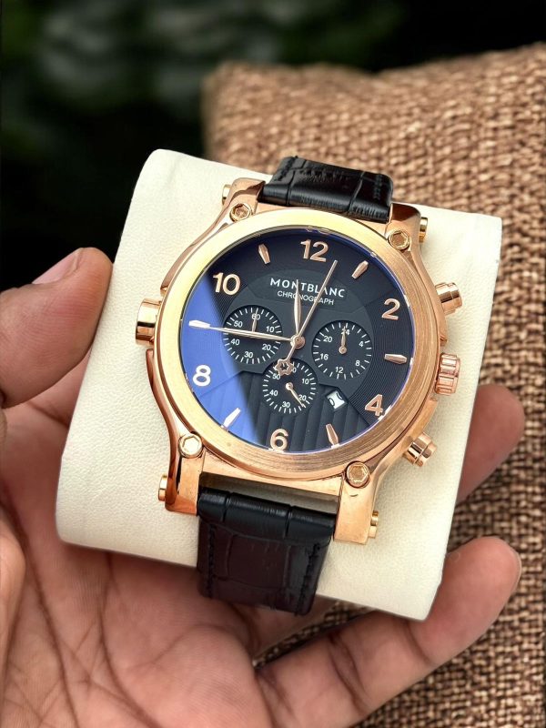 Montblancc leather watch - Image 6