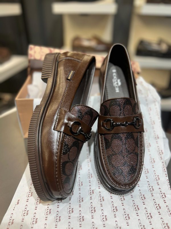 COACHH PARTYWEAR LOAFER BROWN/BLACK CC 32 - Image 5