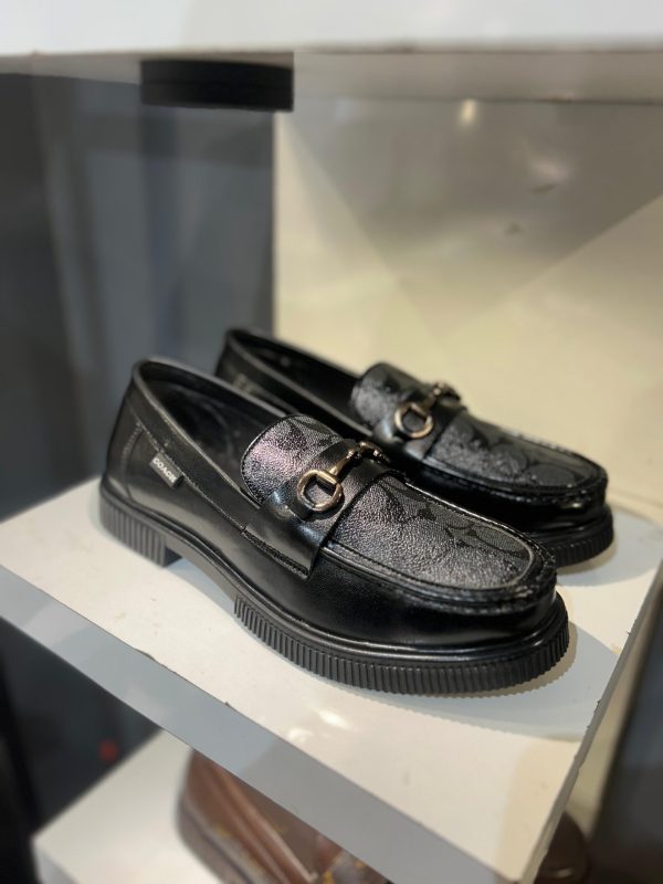 COACHH PARTYWEAR LOAFER BROWN/BLACK CC 32