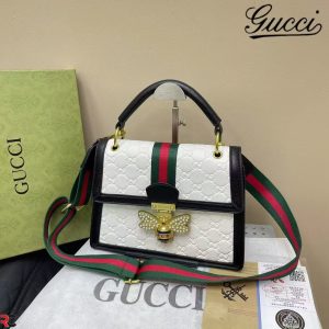 GUCCII  BUTTERFLY LOGO HANDBAG