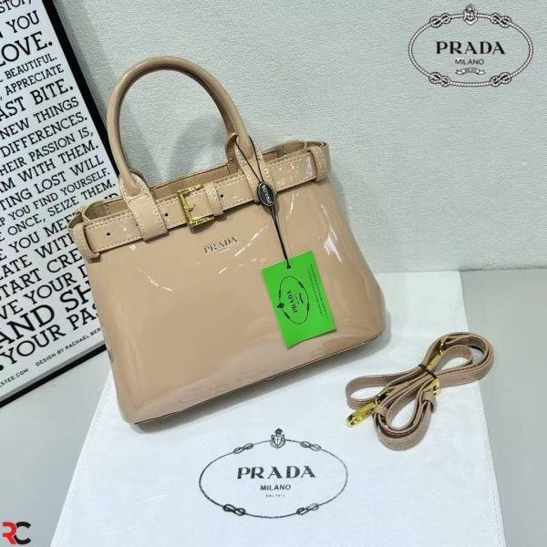 PRADAA  PATENT BUCKLE HANDBAG - Image 3