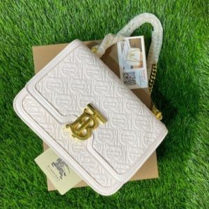 Burberryy TB Monogram Quilted Shoulder Bag