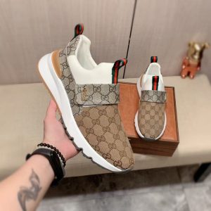 *GUCCII LOGO SLIP ON PREMIUM SNEAKER