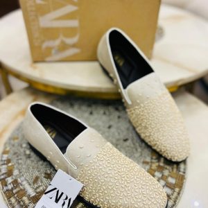 ZARAA Partywear Embroidery Moccasins