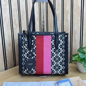 KATEE SPADEE JACQUARD LARGE TOTE BAG