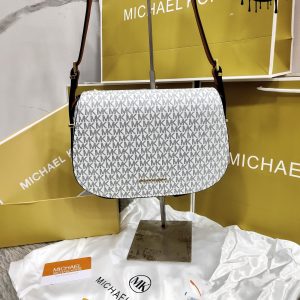 MICHAELL KORSS LYDIA MEDIUM SIGNATURE LOGO MESSENGER BAG