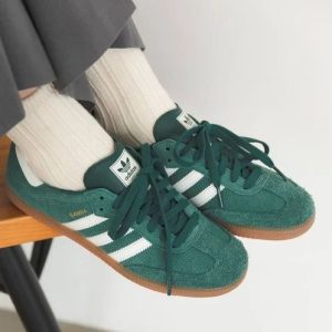 ADIDASS ORIGINALS SAMBA DOT COURT GREEN
