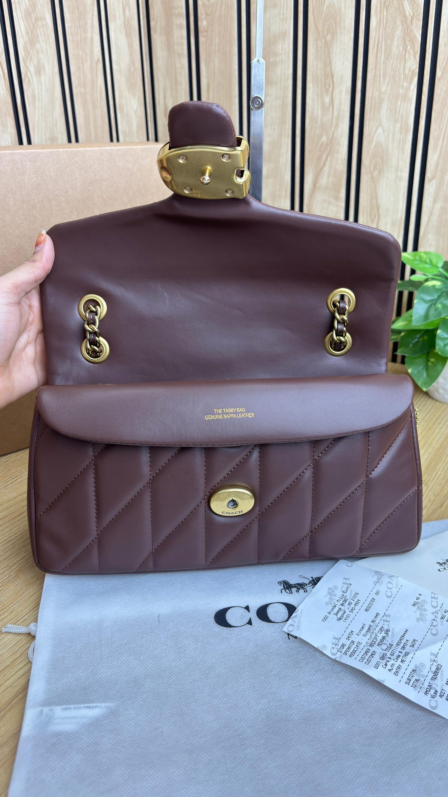 COACHH QUILTED TABBY SHOULDER BAG 26 (AUTHENTIC) - Image 3