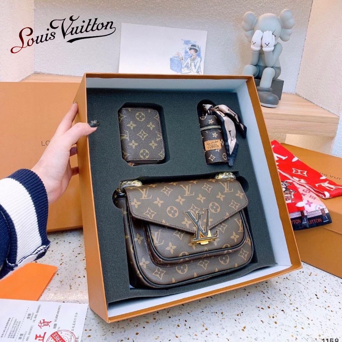 LOUISS VUITTONN PREMIUM GIFT SET BAG WITH OG BOX - Image 2