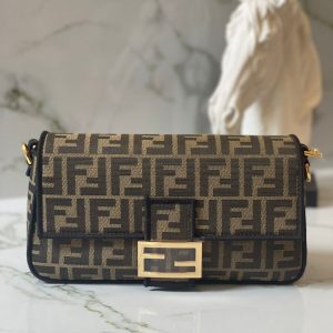 Latest FendiE Baguette Bag FF Monogram