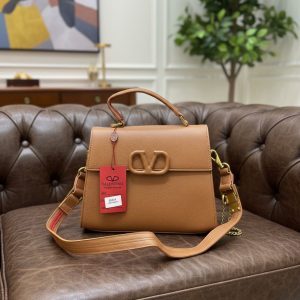 Latest Valentinoo V Logo Top Handle Shoulder Bag