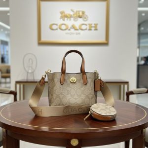 Coachh Willow Small Tote Bag With Coin Pouch